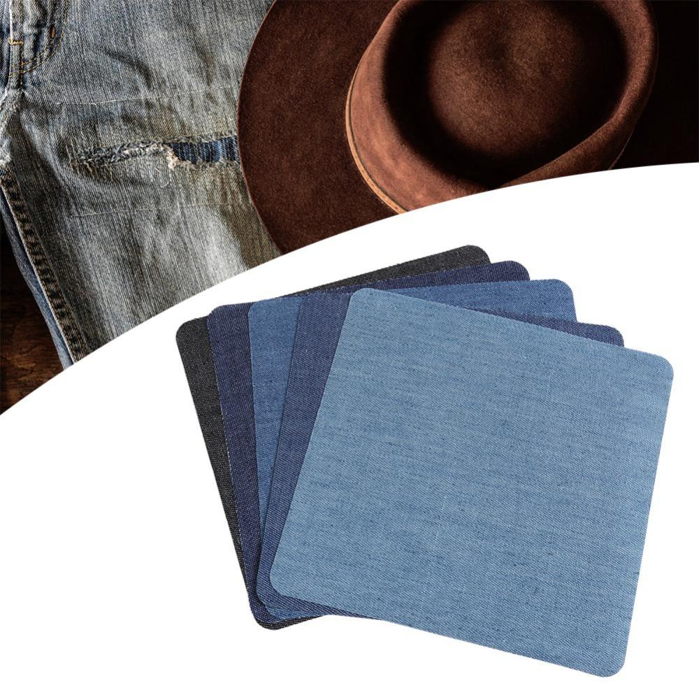 

25PCS No Sew Cloth Patches Denim Iron on Patches Decoration Set Sewing Patches Home Use