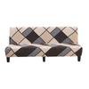 Stretch Futon Cover Armless Sofa Covers Sofa Bed Covers Couch Cover Sofa Slipcover Furniture Protector With Elastic Bottom 1Pc