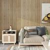 1 Roll Self-Adhesive Wood Grain Wall Panel Waterproof Background Wall Grille Sticker Suitable for Ceiling Living Room Decoration