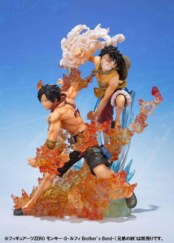 TAMASHII NATIONS Figuarts ZERO ONE PIECE Portgas Ace Approximately 155mm Painted Finished Figure D. -Brother's Bond- PVC&ABS