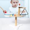 Montessori Wooden Multifunctional Drum Set for Kids - Cultivate Musical Talent with Five-Note Educational Toy