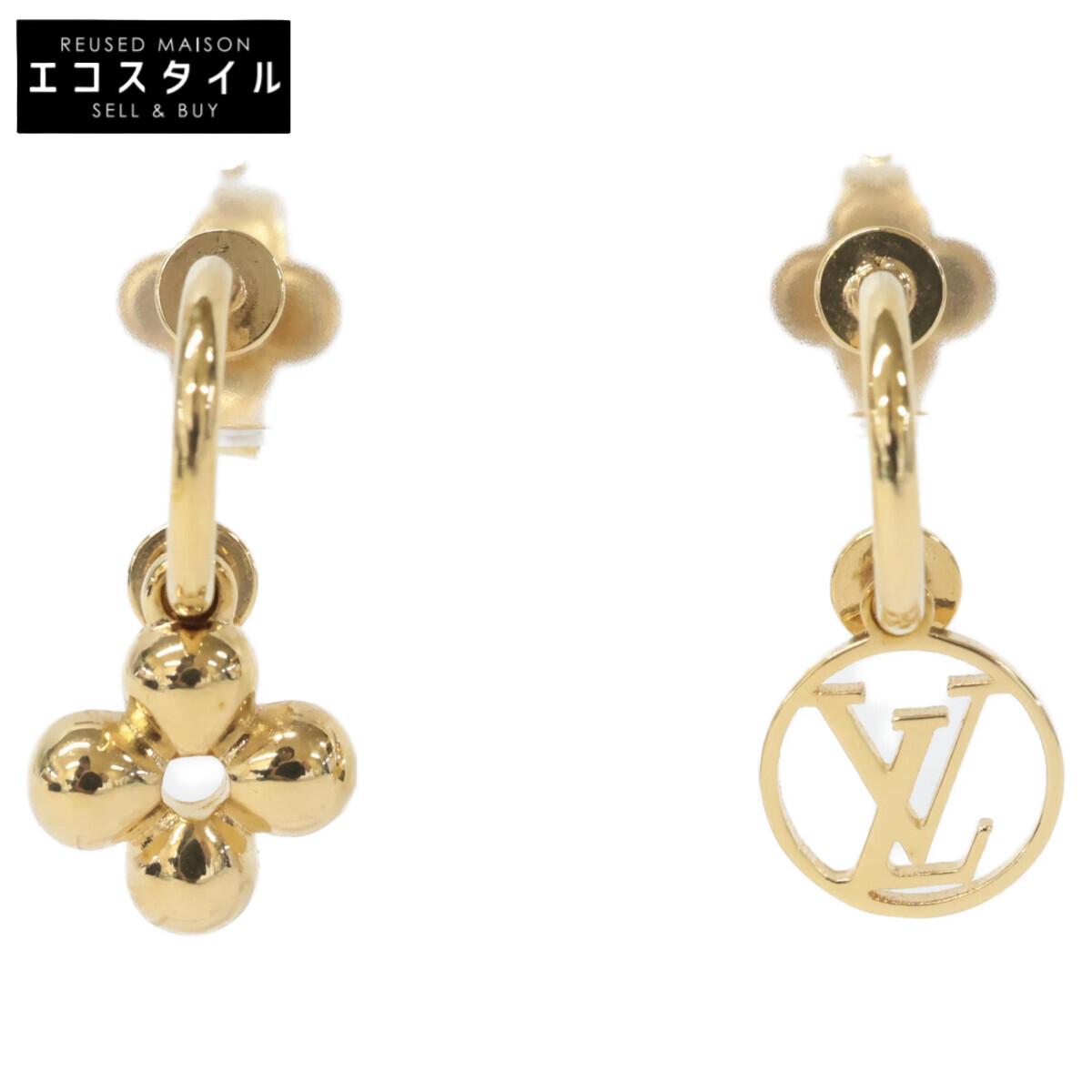 

LOUIS VUITTON [Good Condition] M64859 Blooming earring goldUsed