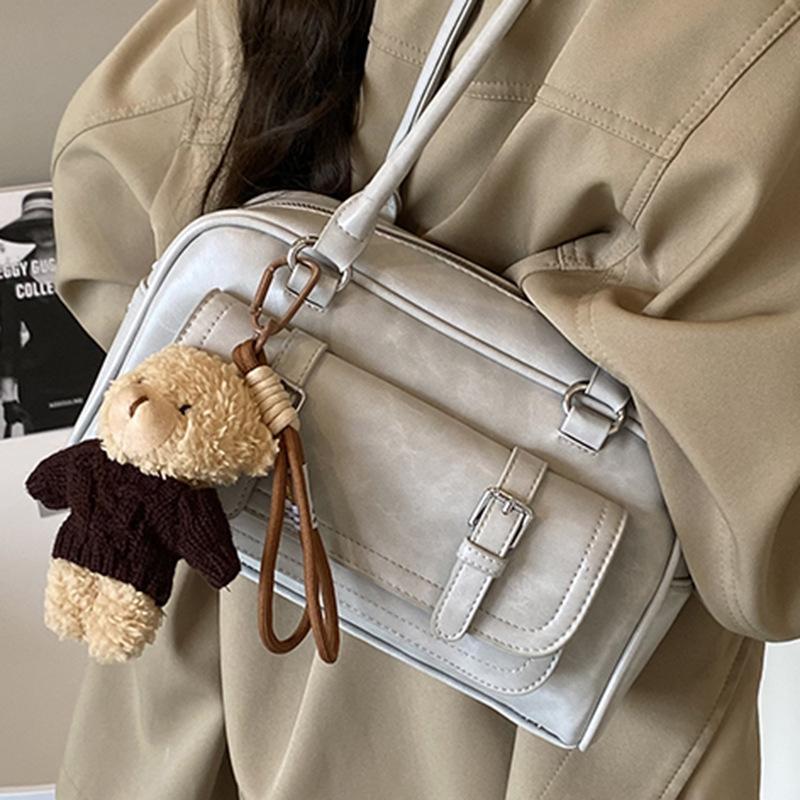 Eine modische, schlichte und elegante, Nischen-Casual-Einzelschultertasche für Damen, eine koreanische Version der beliebten Pillow Bag