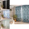 Elegant Nordic Style Sunshade Blackout Curtain With Durable Velcro Panel