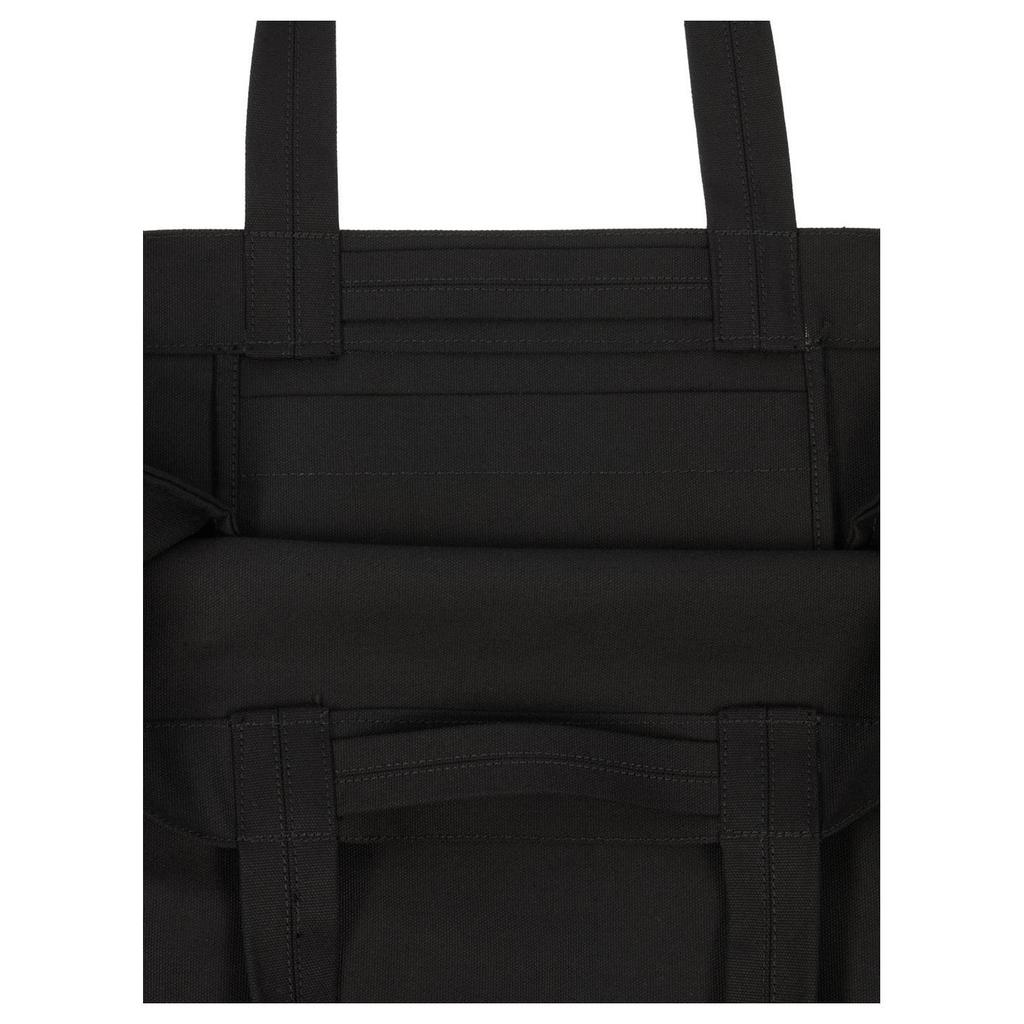 Rick Owens Star Logo Embroidered Cotton Tote Bag Men tote bags Black RH0000005CVS1