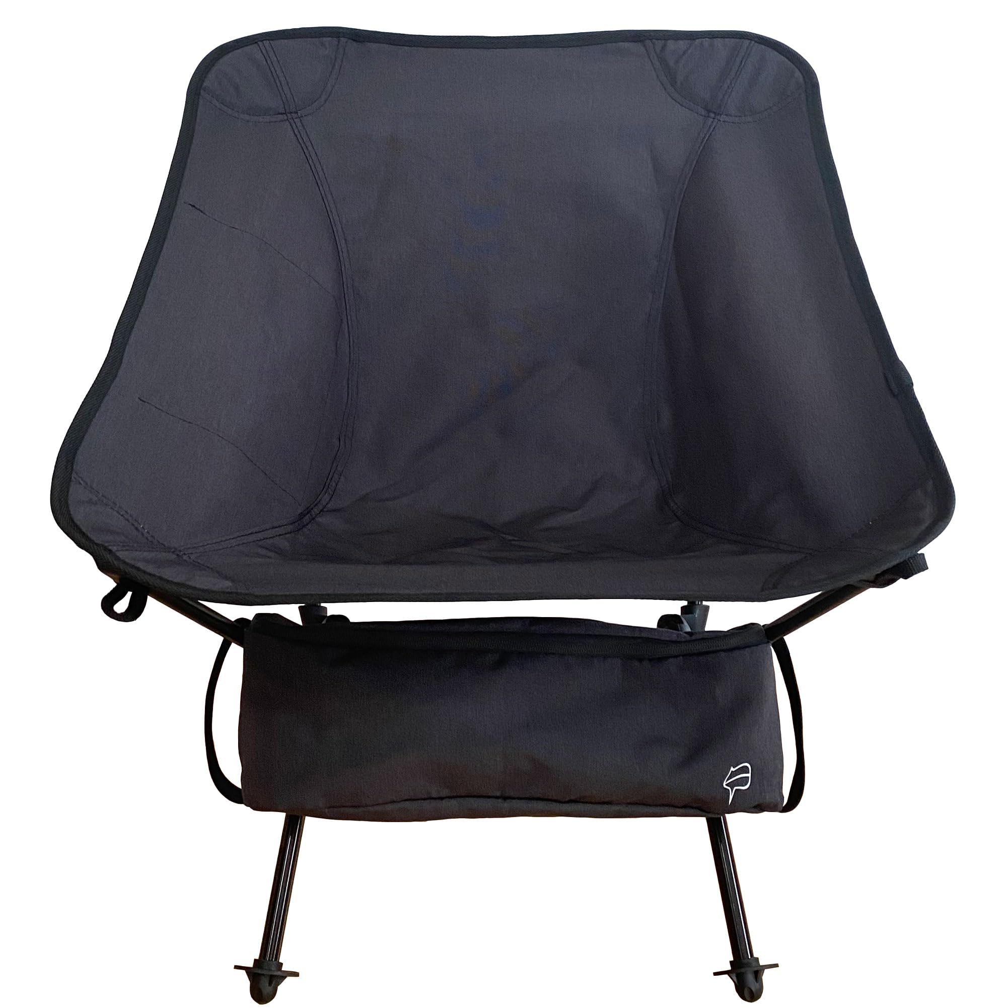 

ultimate in x PONCOTAN Ultra Light Fit Low Load Capacity Ultra Storage 35 x A7075 Super Suitable for Loose Camping Chair Charcoal Black x [The