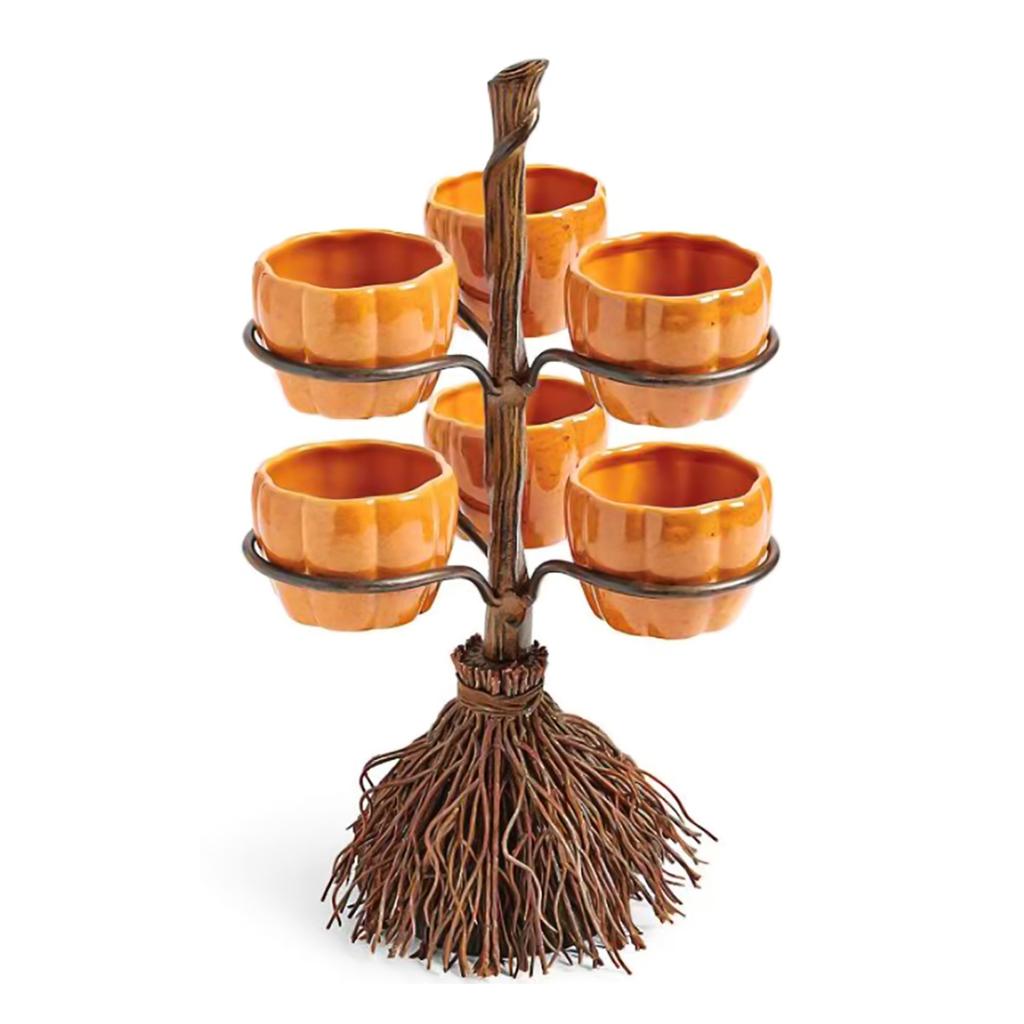 Halloween Kürbis Snack Schüssel Stehen Faltbare Tabletts Stehen Candy Display Turm Kreative Salat Schüssel