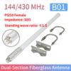 B01 High Gain Antenna Waterproof Outdoor Omni Directional Fiberglass Base Antenna 144/430 MHz Omni Antenna Fiberglass Antenna