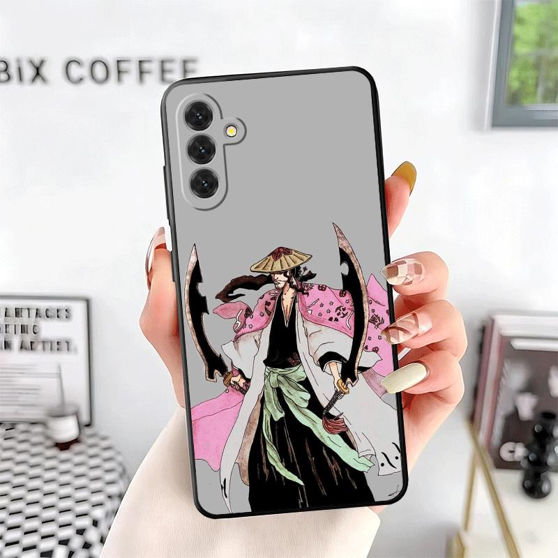 Bleach Kyoraku Shunsui Soft Phone Case for Samsung A17 A37 A57 A16 A26 A36 A56 A15 A25 A35 A55 A14 A24 A34 A54 A13 A23 A33 A53 A