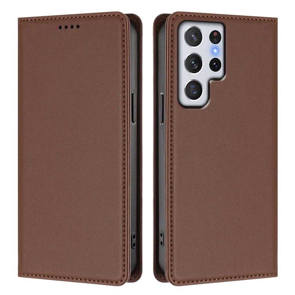 WEFOR Wallet Case für Samsung Galaxy S22 S21 S20 Ultra S10 S9 S8 Plus S7 S6 mit magnetischer Klapphülle, Kartenfächern & Ständer