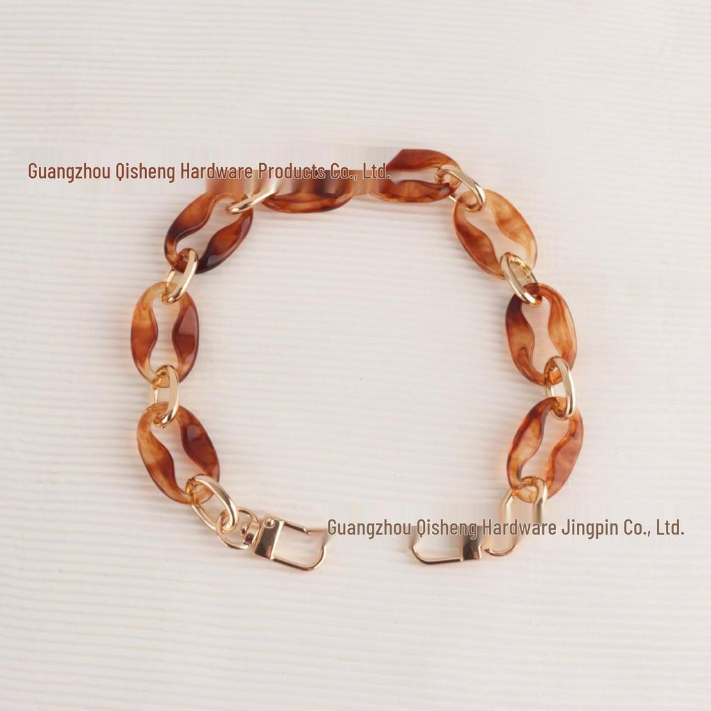 Versatile Retro Acrylic Resin Chain for Phone Case and Bag Accessories