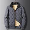 Lamb Down Cotton-padded Men's Jacket Winter Down Thickened Down Cotton-padded Clothes Warm Stand-up Collar Dad Padded Jacket