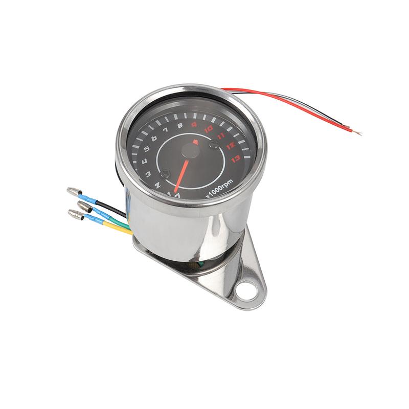 Motorcycle Speedometers Moto Parts Modified Odometer Motorbike Accessory Machinery Tachometer With LED Screen Universal