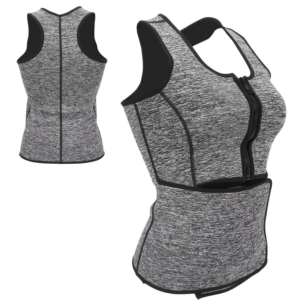 Sweat Sauna Suit Vest Yoga Workout Body Corset Sauna Fat Burner Cincher for Women
