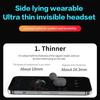 BT 5.3 Stereo Headphones Touch Control Invisible Sleep Earphones IPX5 Waterproof Sense-Free Micro Sleep Earbuds for Better Sleep