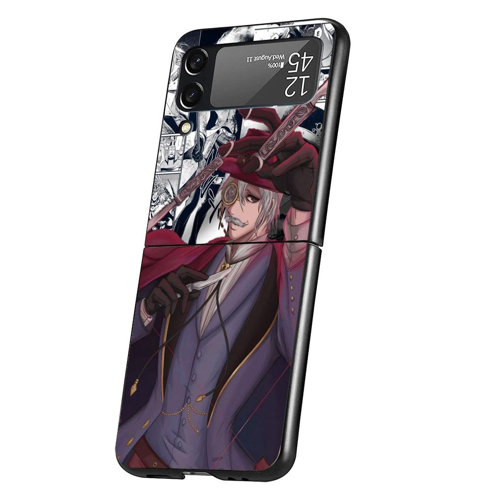 Record of Ragnarok Anime Case Phone Cover for Samsung Galaxy Z Flip 6 5 4 3 5G ZFlip6 ZFlip5 ZFlip4 ZFlip3 Black Hard Trend Fund