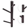Punch Free Wall Mounted Coat Rack Towel Hanger Tree Branch Shaped Hat Rack for Living Room(Brown 4