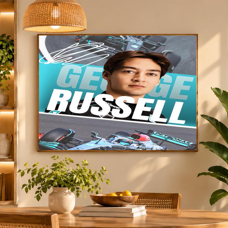 5D Diamond Painting George Russell DIY Full Drill Diamond Art Kit Home Decoration