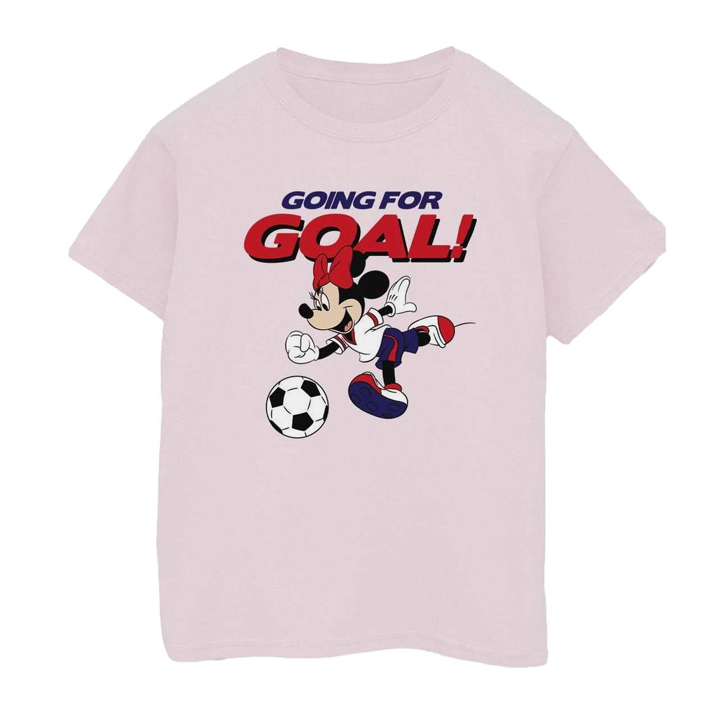 Disney Mens Minnie Mouse Going For Goal T-Shirt