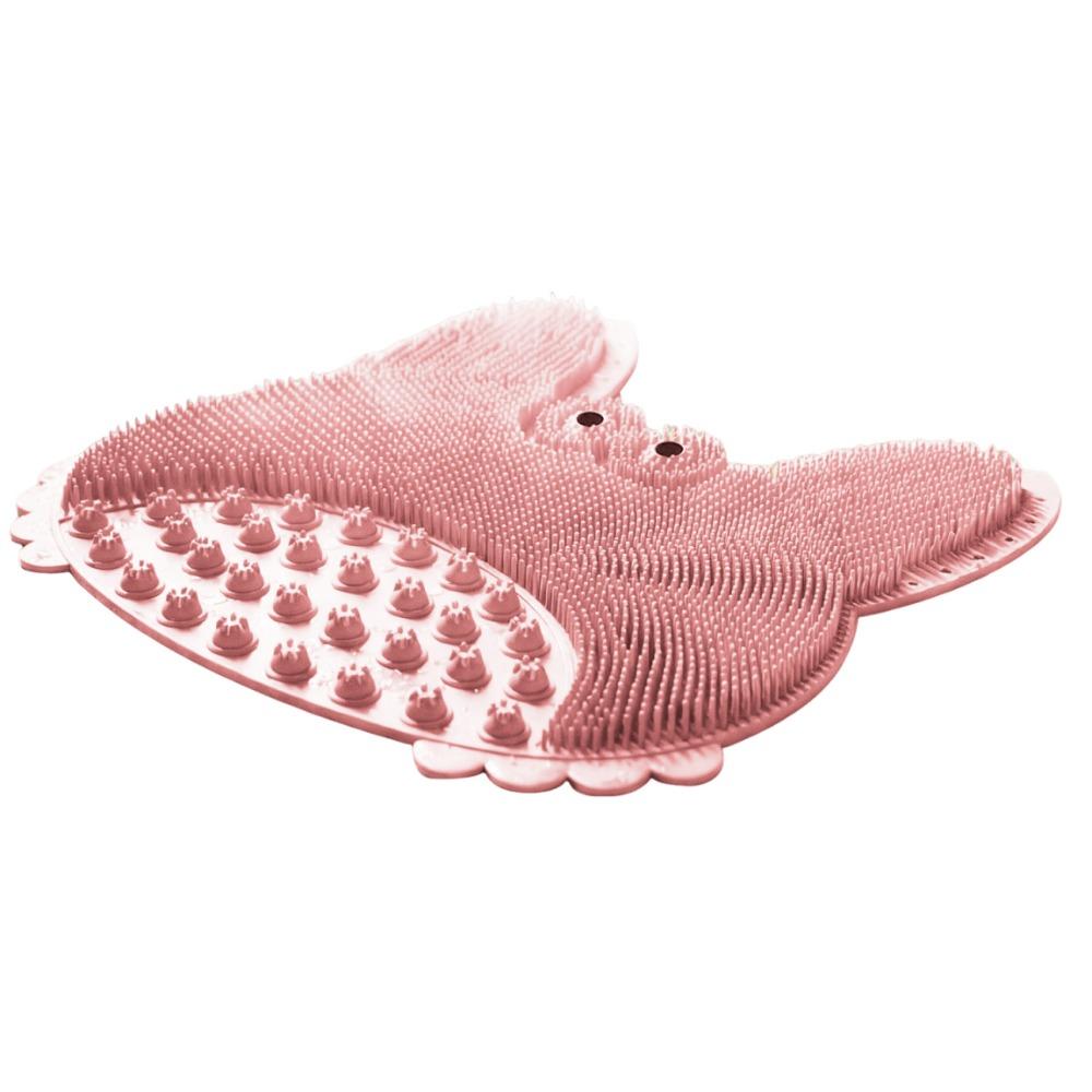 Crab Shape Shower Foot Scrubber Mat Cartoon Magnet Bead Massage Shower Pad Comfortable Creative Non-slip Bath Rug