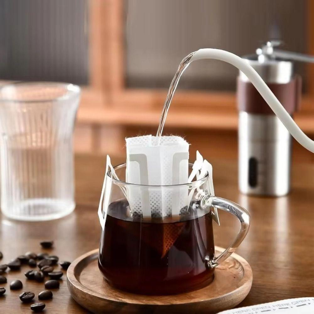 10/50Pcs Thickened Coffee Powder Filter Bag Hanging Ear Coffee Filter Durable Coffee Filter Bag