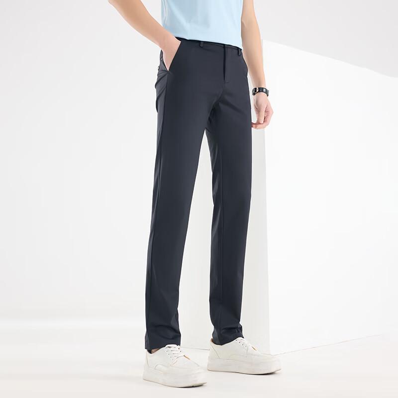 Fengmao Men's Business Casual Straight-Leg Pants