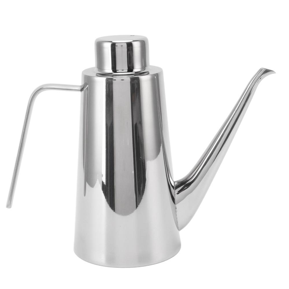 850ML Olive Oil Dispenser 304 Stainless Steel Oil Can Pot  Commercial Restaurant