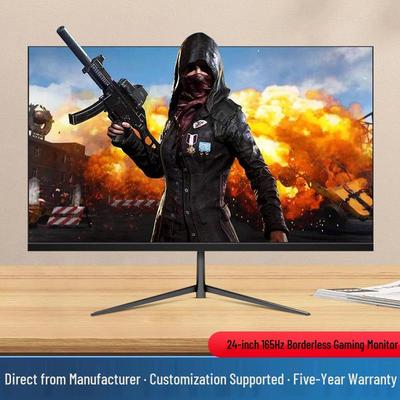 22"-27" IPS Gaming Monitor, Borderless 2K/4K, 144Hz/165Hz, Flat/Curved Screen