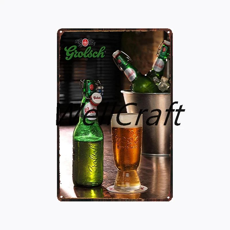 [ WellCraft ] Grolsch Metal Tin sign Vintage Wall Plaque Decor WX-51-1 room decor  vintage decor  home decor  wall decor