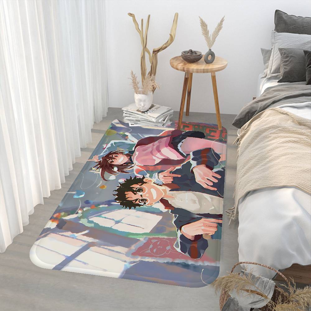 Anime D-DandadanS Bathroom Mat Kids Room Bedroom Decoration Balcony Anti-Slip Doormat Living Room Welcome Rug
