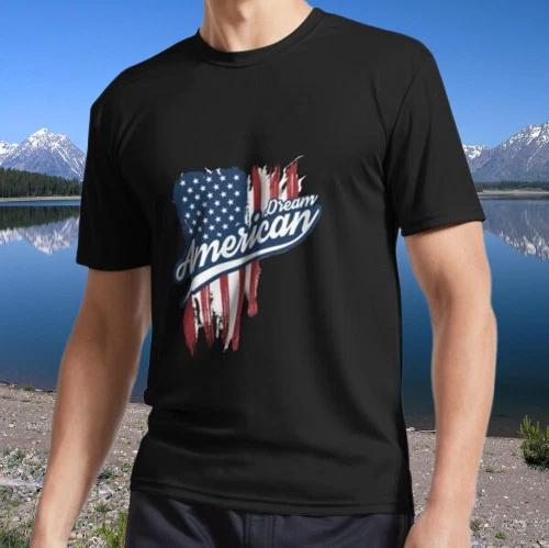 American dream Active T shirt Logo TEE T shirt Funny Size S to 5XL S