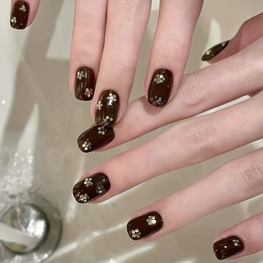 Polka Dot Glitter Nail Accessories Colorful Sequins Nail Decorations  Nail Salon