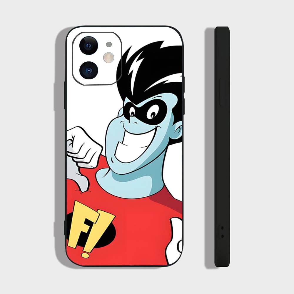 

Animated Adventure F-Freakazoid Phone Case For IPhone 17 Air 16 15 14 13 Pro Max 11 12 Black Silicone Cover IPHONE 15PLUS