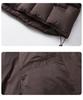 Men's 2025 Trendy Stand Collar Short Down Jacket - Casual Thick Warm White Duck Outerwear