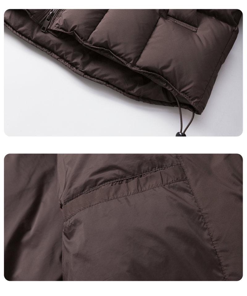 Men's 2025 Trendy Stand Collar Short Down Jacket - Casual Thick Warm White Duck Outerwear