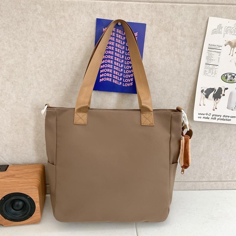 High Value Shoulder Bag Female Cute Food Tote Big Bag Primary and Secondary School Students Class Books Hand Bag