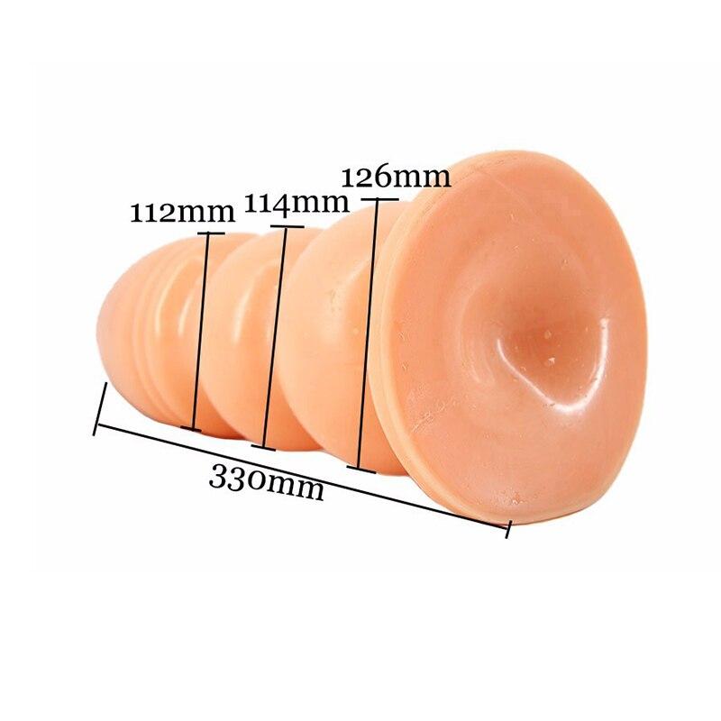 3,3 kg nadrozměrný anální kolík Dildo Fisting Masturbátor Sexuální hračky pro dospělé Velký Dildo Obrovský černý penis PVC