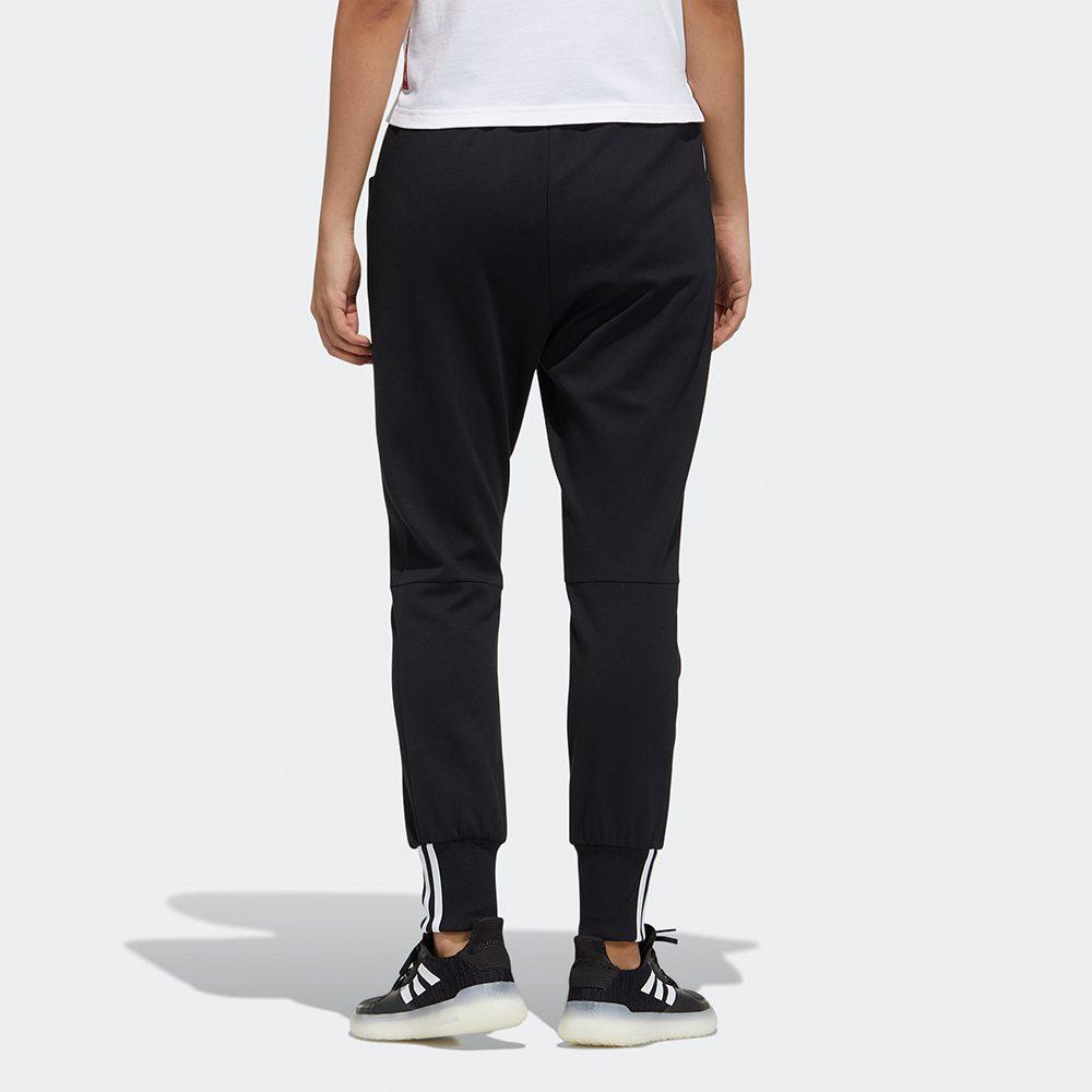 Adidas Knitted Sweatpants Women's Black Moderate Straight Fit Pants GP0697
