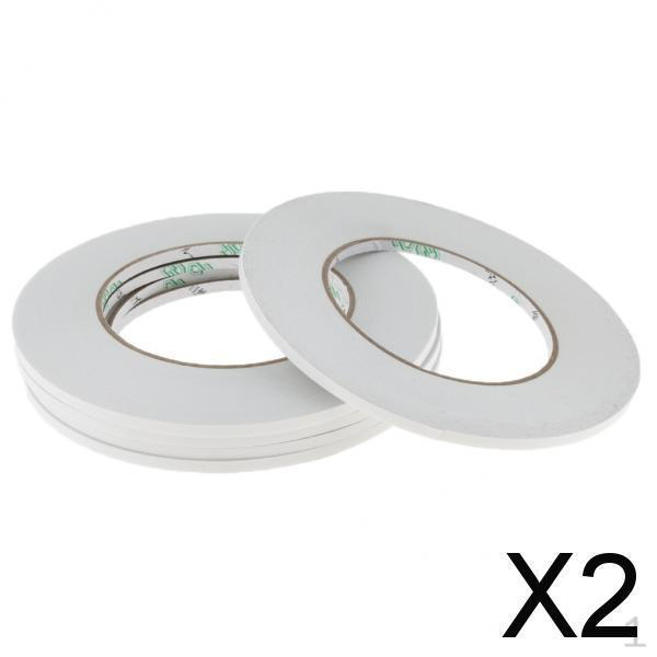 2x5x Heavy Duty Acrylic Double Sided Tape Heat Insulation 50m 3mm , As Described, 2 Pcs