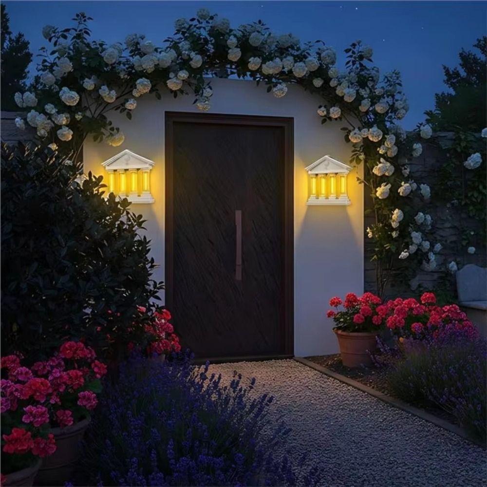 Steady Bright Illumination Solar Wall Lamp High Bright Home Exterior Light Outdoor Spaces