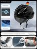 Bicycle Helmet with Goggles, One-Piece Riding Helmet, Men's and Women's Mountain Road Bike Safety Helmet