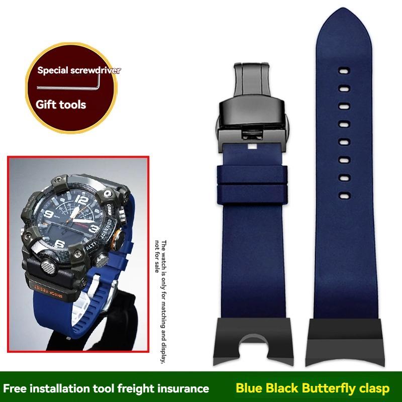Сменный ремешок для Casio G-SHOCK GG-B100 Mudmaster 3-го поколения | Водонепроницаемый силиконовый ремешок для мужских спортивных часов Модель 5594 GG-B100mm