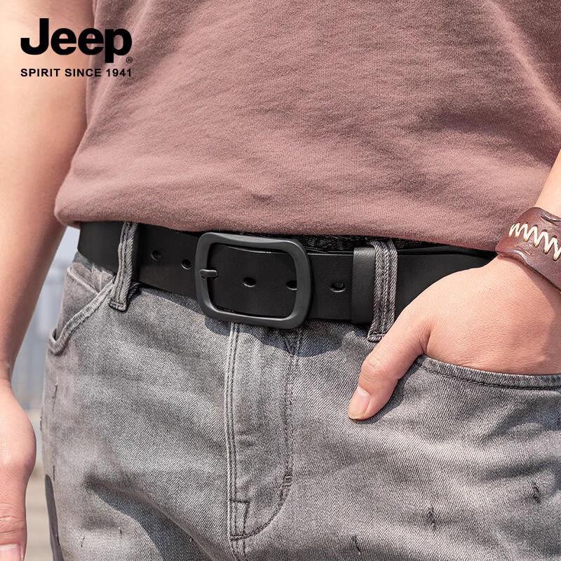 

Мужской повседневный кожаный ремень JEEP SPIRIT с пряжкой-пином 115cm
