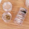Earrings Stackable Clear Round Jewelry Storage Box Makeup Organizer Face Cream Box Eye Cream Box