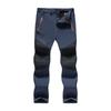 Men's Fashion Winter Autumn Thick Waterproof Outdoor Trousers Camping Climbing Pants Breathable Quicky-Dry Fishing Skiing Trekking Softshell Pants