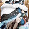 New Print Anime Game Collar X Malice Bedding Set Duvet Cover Bed Set Quilt Cover Pillowcase Comforter King Queen Size Boys Adult