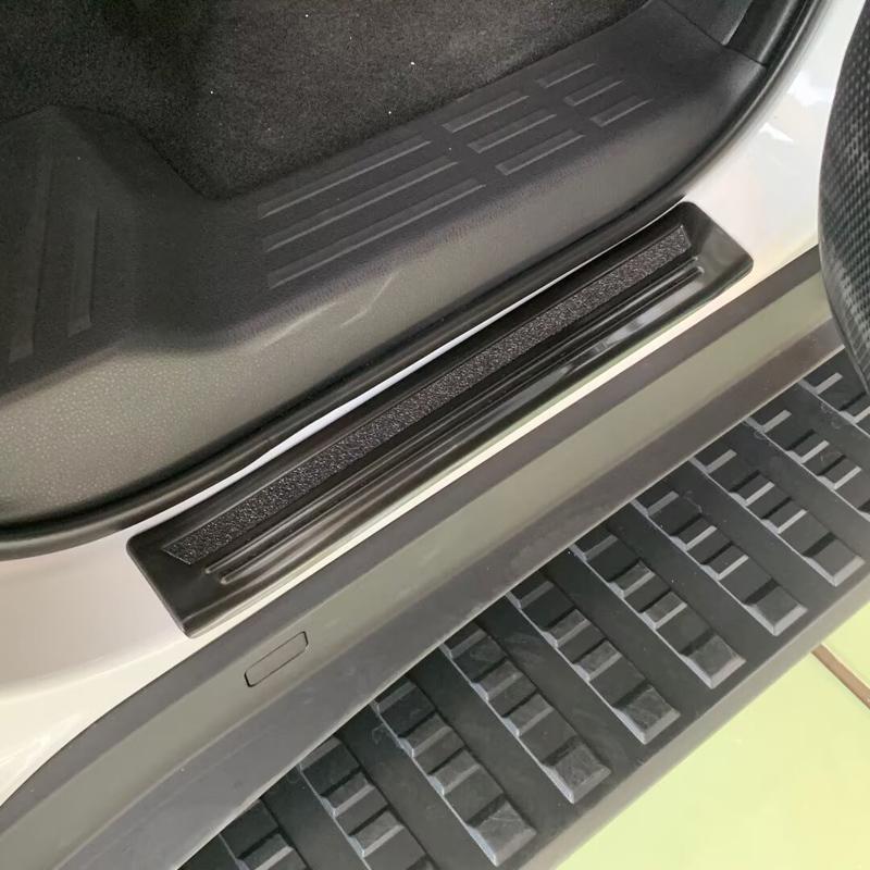 Stainless Steel Car Door Sill Scuff Plate Guard Protector Cover Trim For Toyota Land Cruiser 250 LC250 2024 Accessories 4pcs