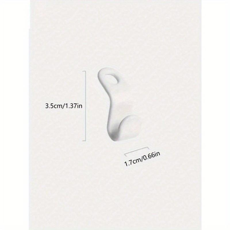 

Мини-вешалки подходят для крючков-соединителей для гардероба, штабелируемых пластиковых стоек для хранения пальто в гардеробе, крючков с утолщенной пластиковой соединительной пряжкой White - 20 Pieces