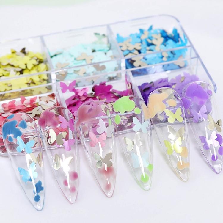 Maniküre Dekorationen Glitzer Pailletten Funkelnde Pailletten Mix Nagelglitzer Mix