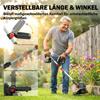 Cordless Grass Trimmer 2-in-1 Brush Cutter with 30 cm Cutting Width